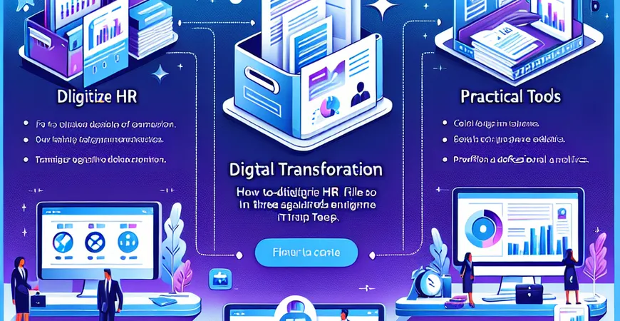人事档案数字化怎么做？3 个步骤 + 2 个实用工具